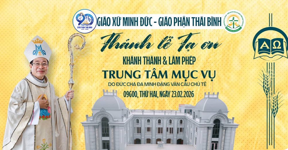 Thánh lễ tạ ơn Khánh thành Trung Tâm Mục Vụ Giáo xứ Minh Đức